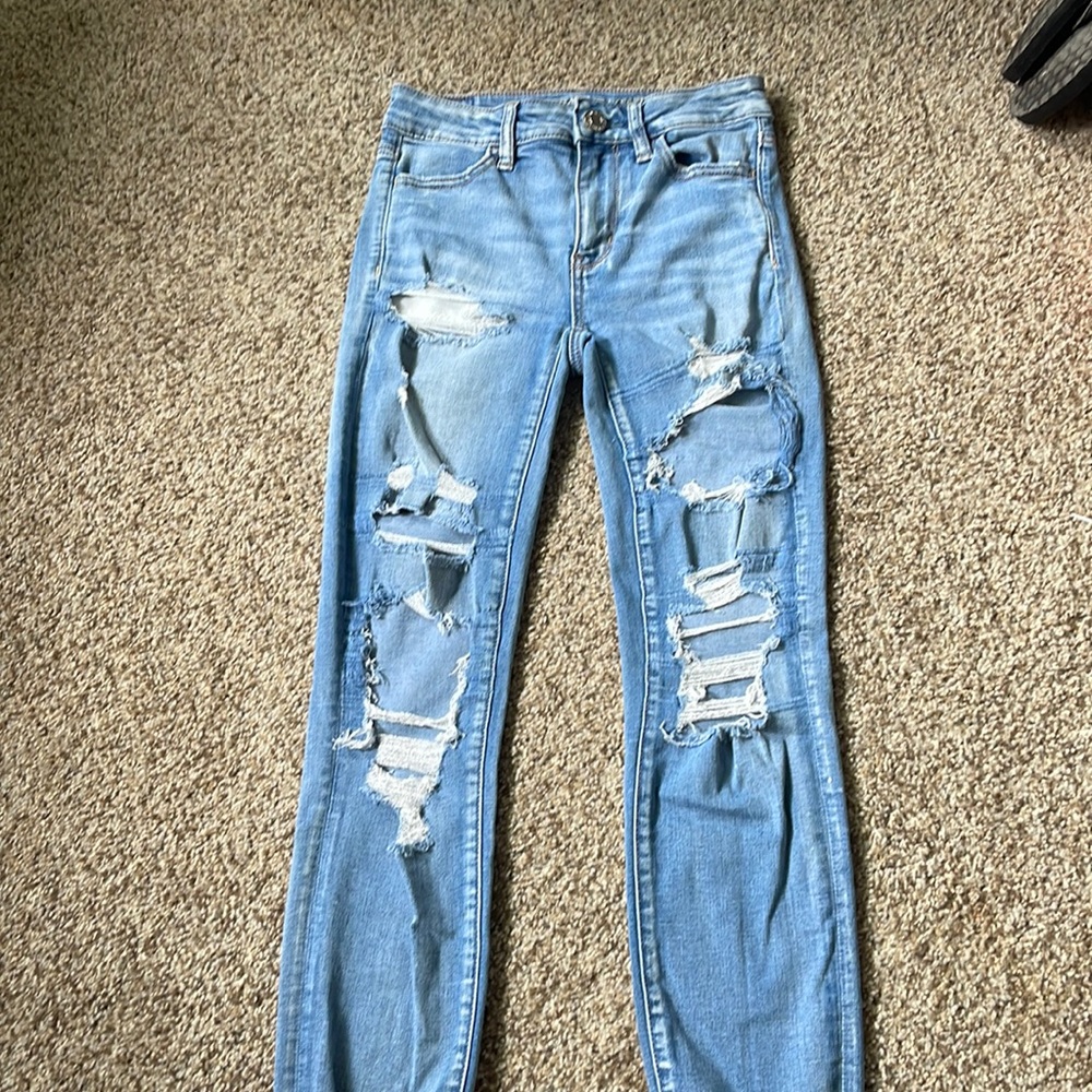 AE High Ride Super Stretchy Jegging